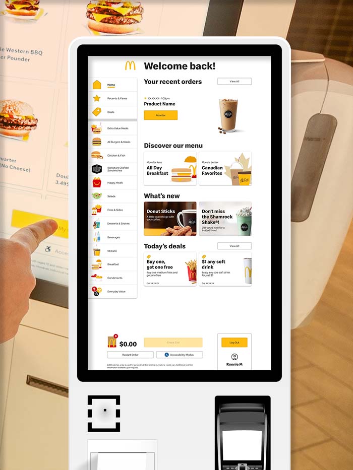 McDonalds Kiosk